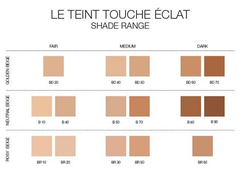 ysl touche eclat concealer welche farbe|ysl touche eclat colour chart.